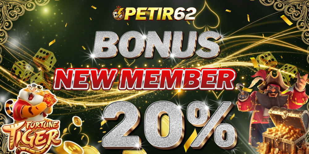BONUS NEW MEMBER SLOT 20%